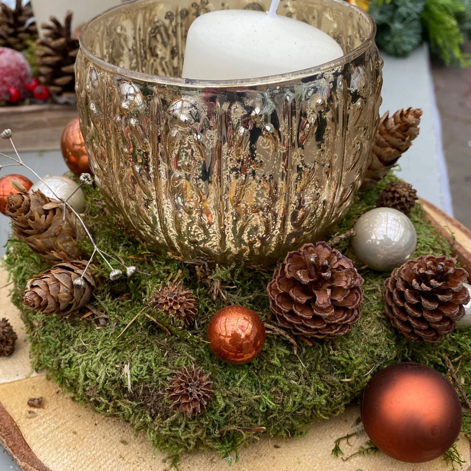 Waldmoos In Der Holzkiste, Ca. 25x13x7 Cm, 4er-Set - Image 6