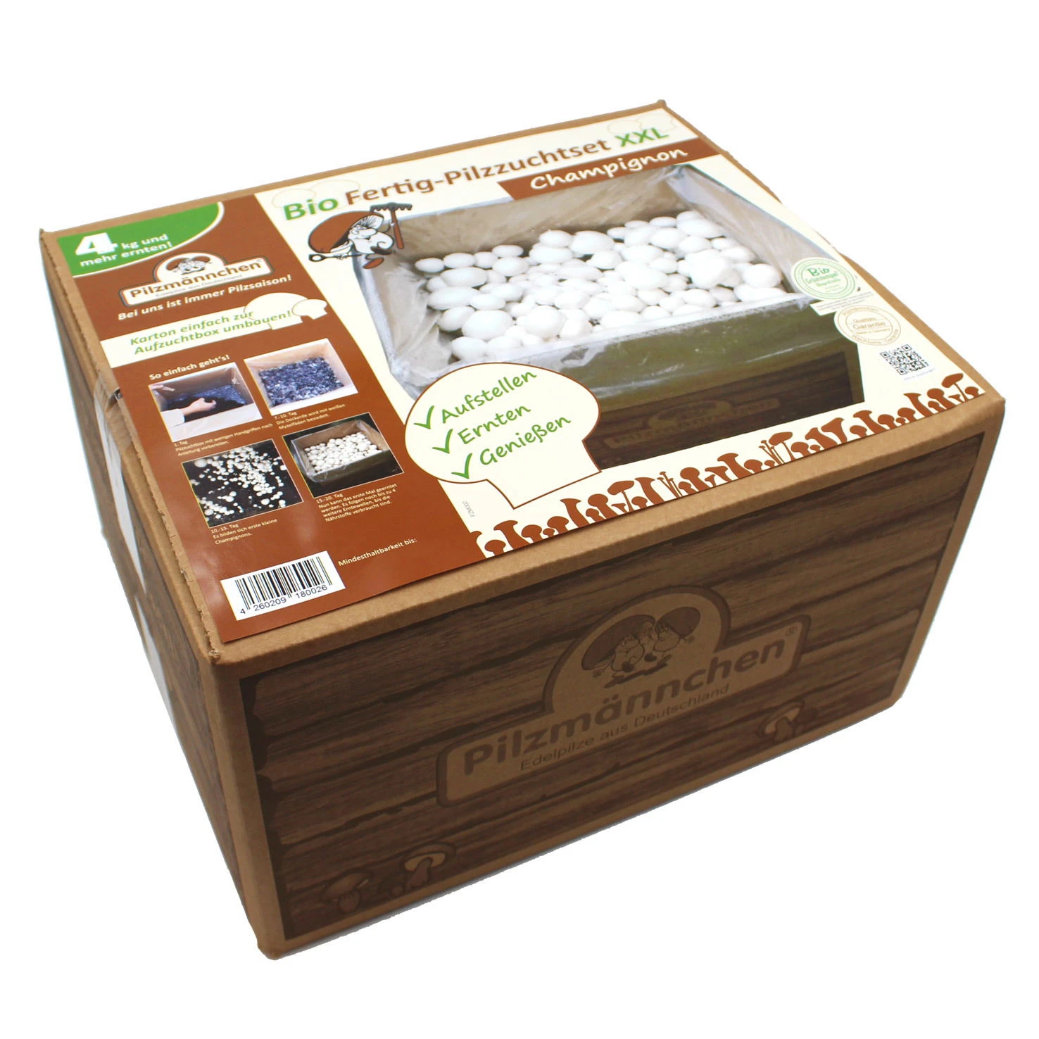 Bio Fertig-Pilzzuchtset Champignon - Image 2