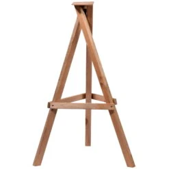 Vogelfutterhausständer, Braun, Holz