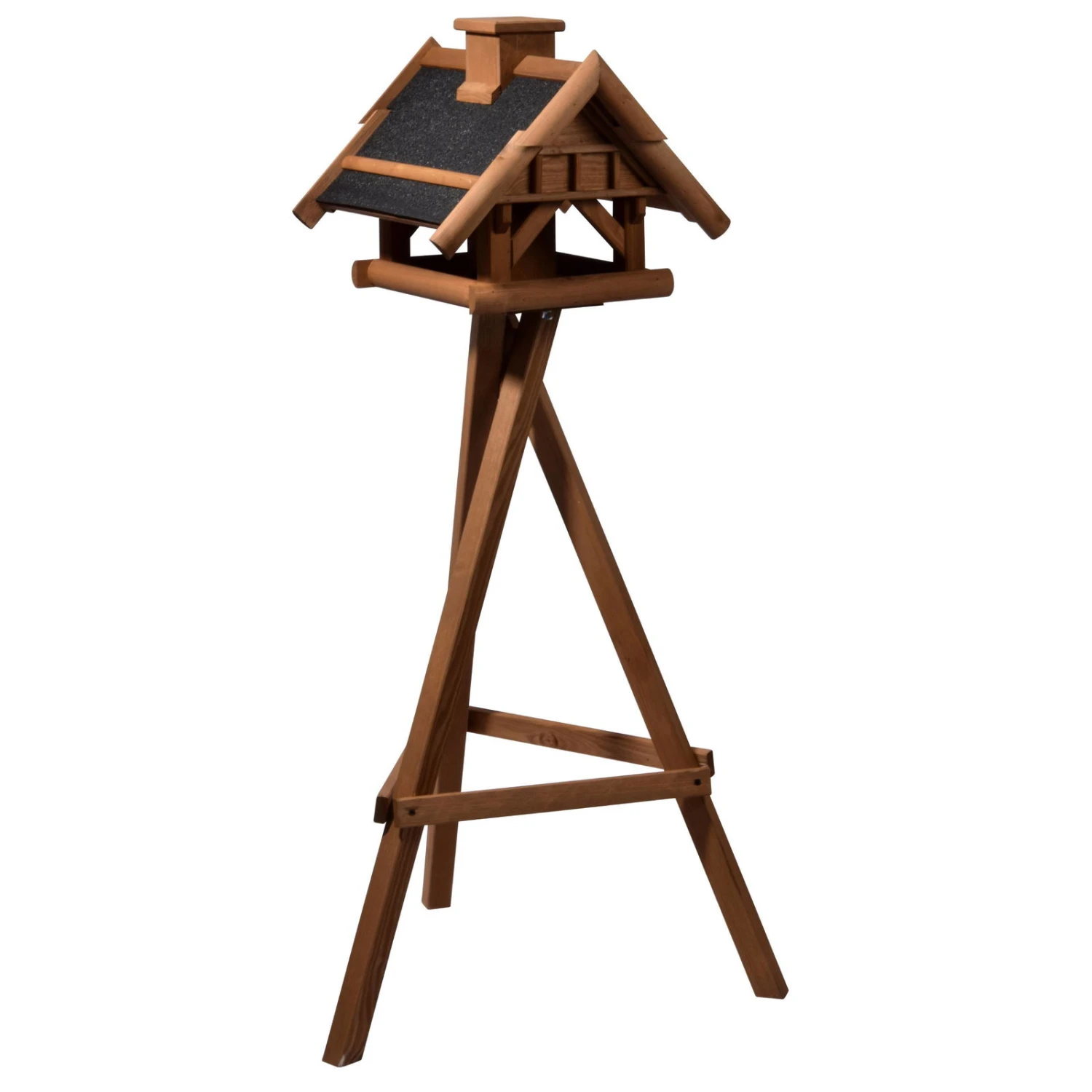 Vogelhaus Inkl. Ständer, Holz, Bernstein, 39 X 38 X 33 Cm - Image 4