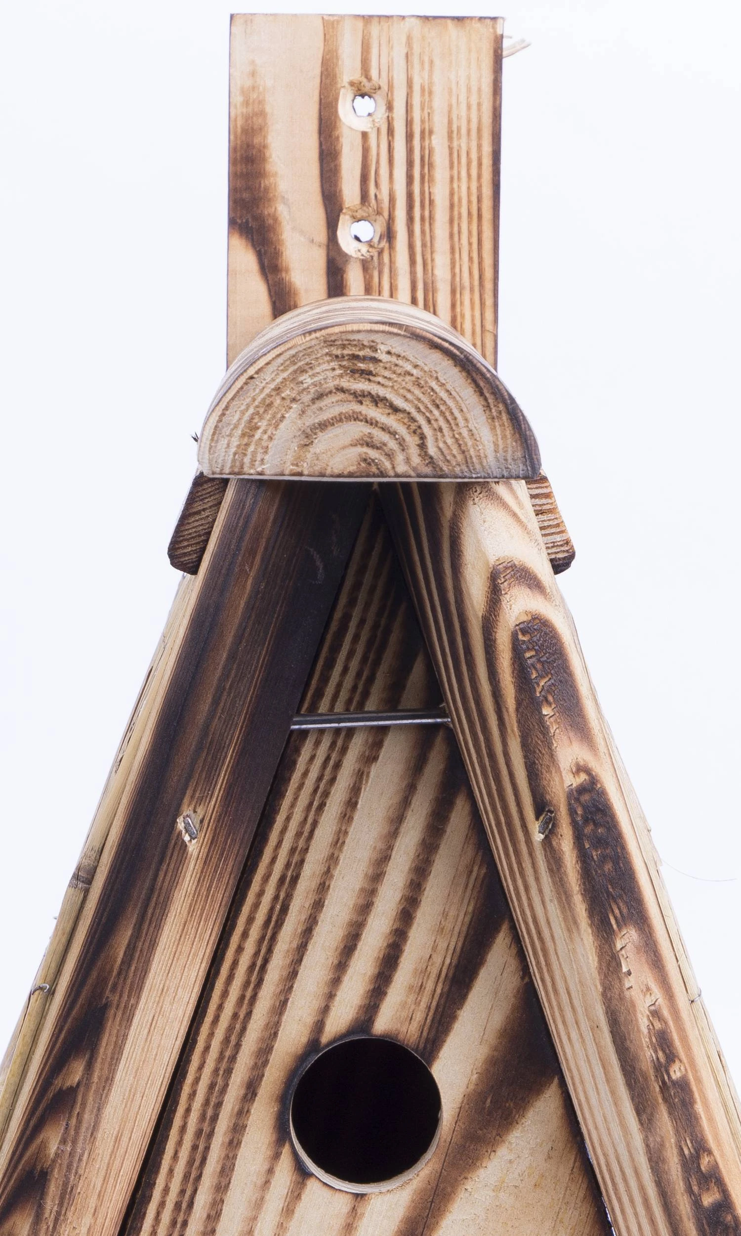 Kölle Nistkasten Aus Fichtenholz Mit Strohdach, Zwei Einfluglöcher - Image 2