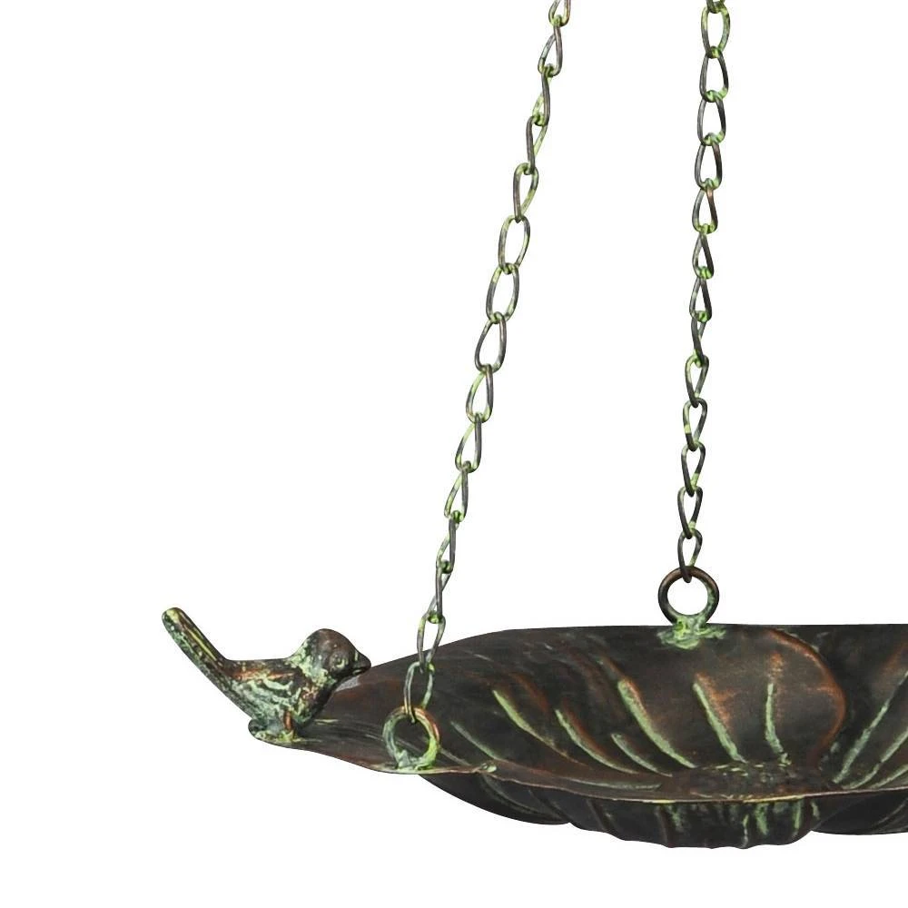 Vogeltränke Mit Kette, Bronzeoptik, 28 X 24 X 6 Cm - Image 2