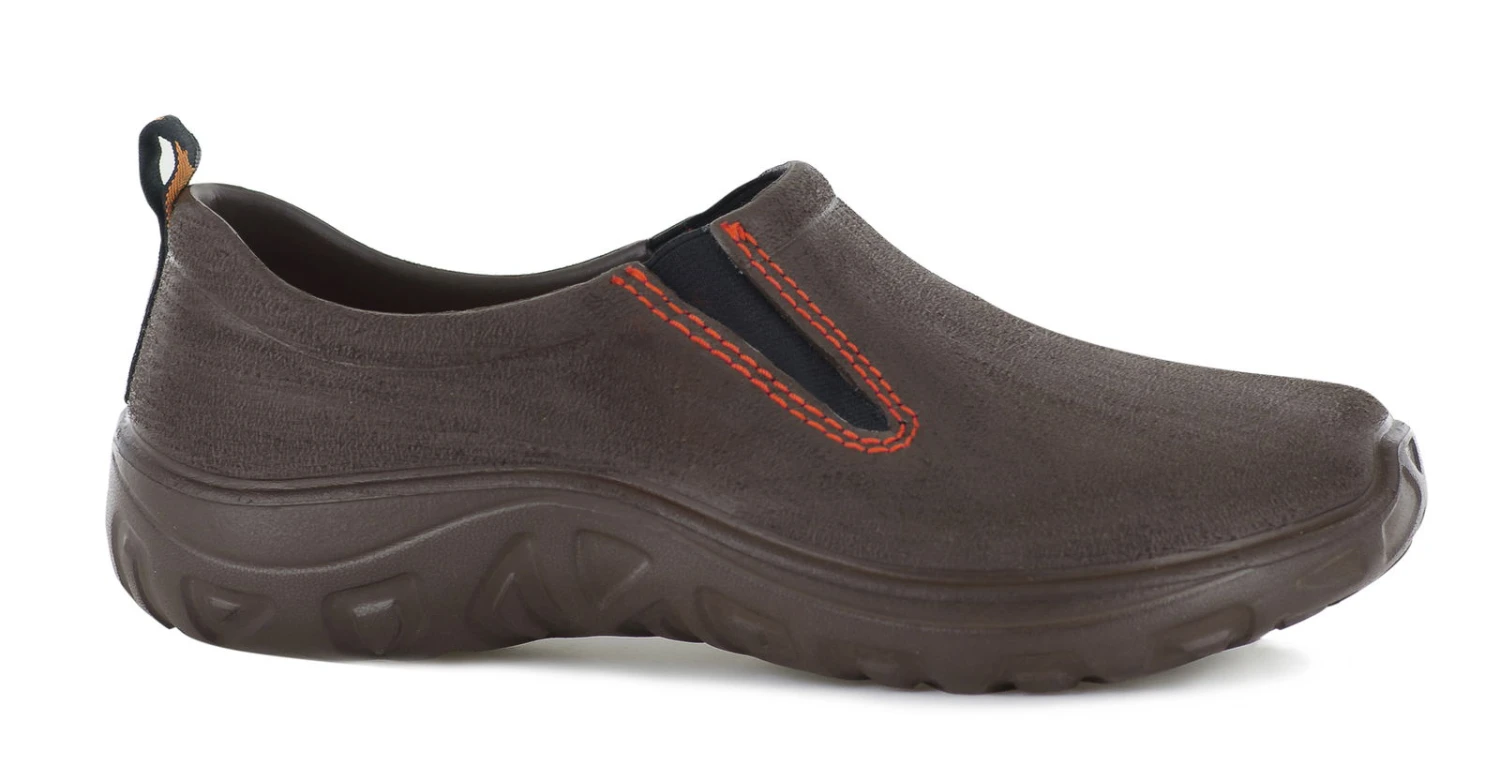 Gartenschuhe Derby, Braun