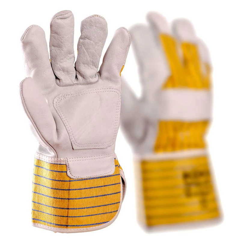 Kölle Arbeitshandschuhe "Bruno" Gr. 10, Hellgrau/gelb - Image 2