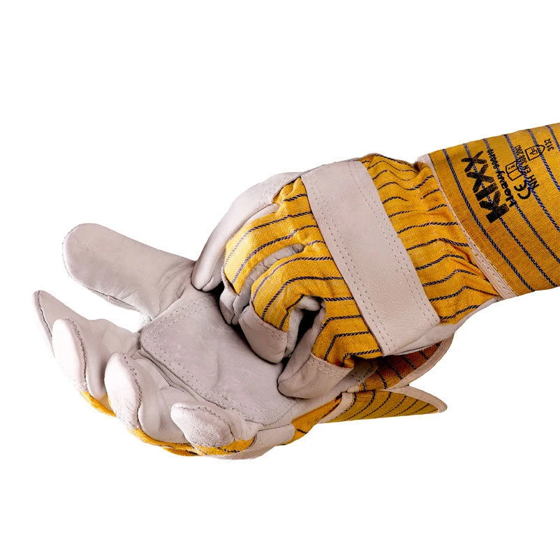 Kölle Arbeitshandschuhe "Bruno" Gr. 10, Hellgrau/gelb - Image 3