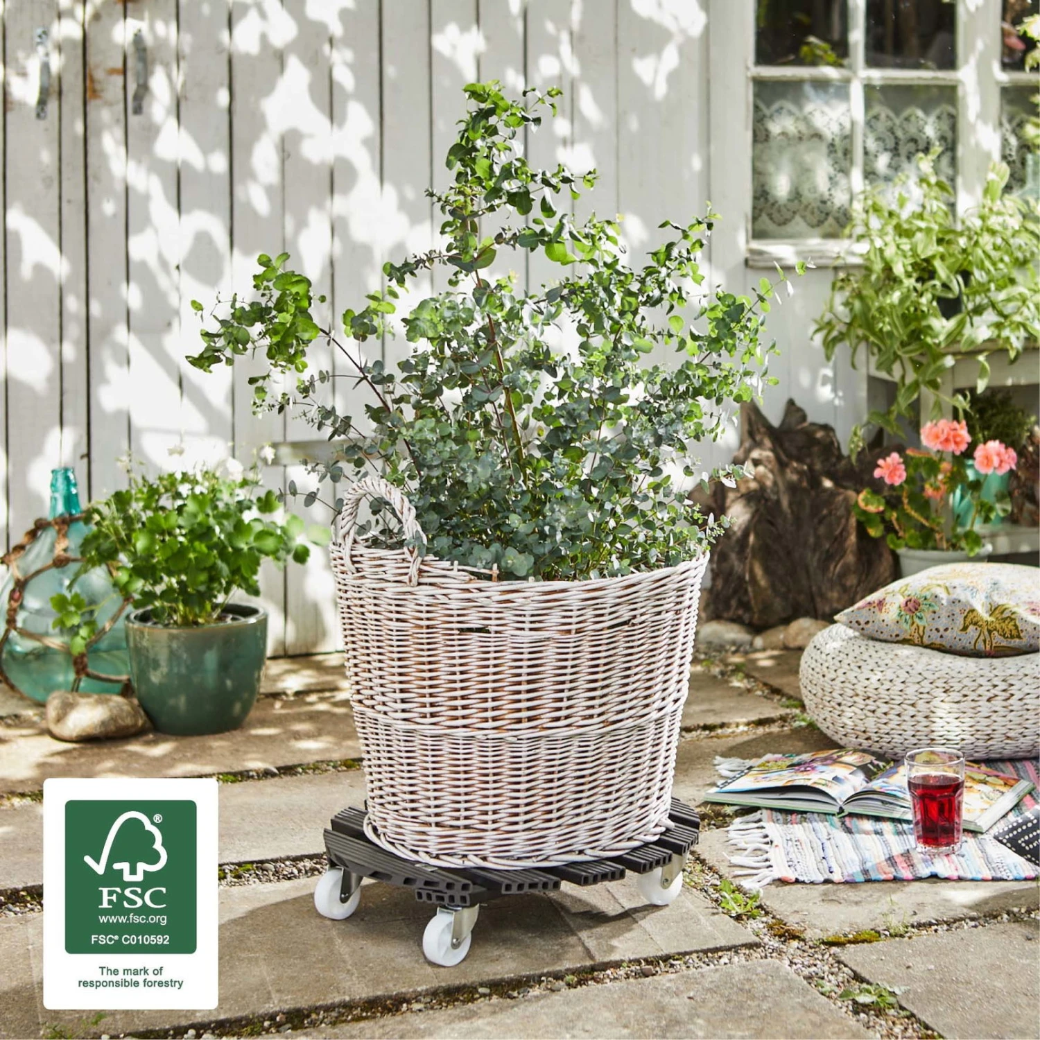 Multi Roller WPC, 120 Kg Tragkraft, Ca. 50 X 50 X 11 Cm - Image 2