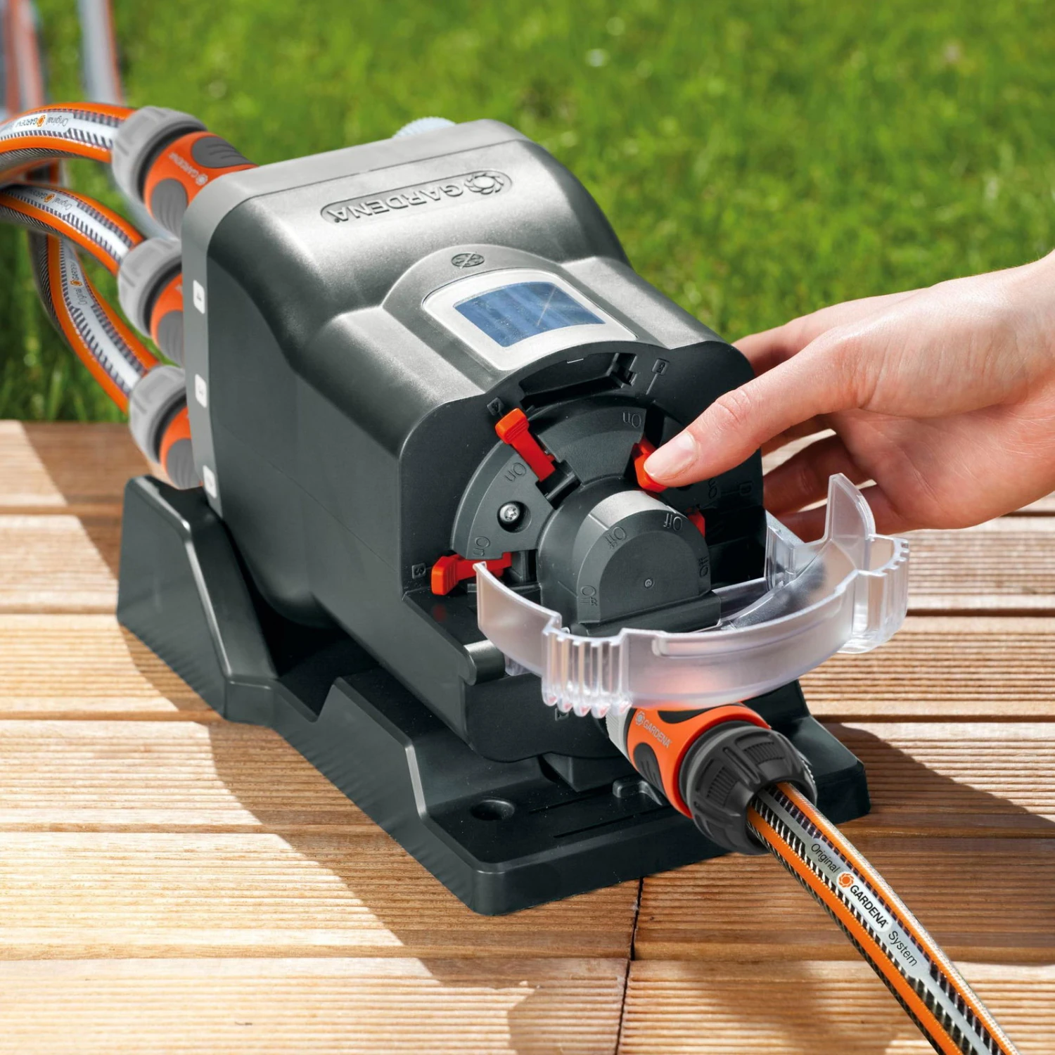 Wasserverteiler, Gardena, Bis 6 Anschlussgeräte, Für Bewässerungscomputer - Image 8