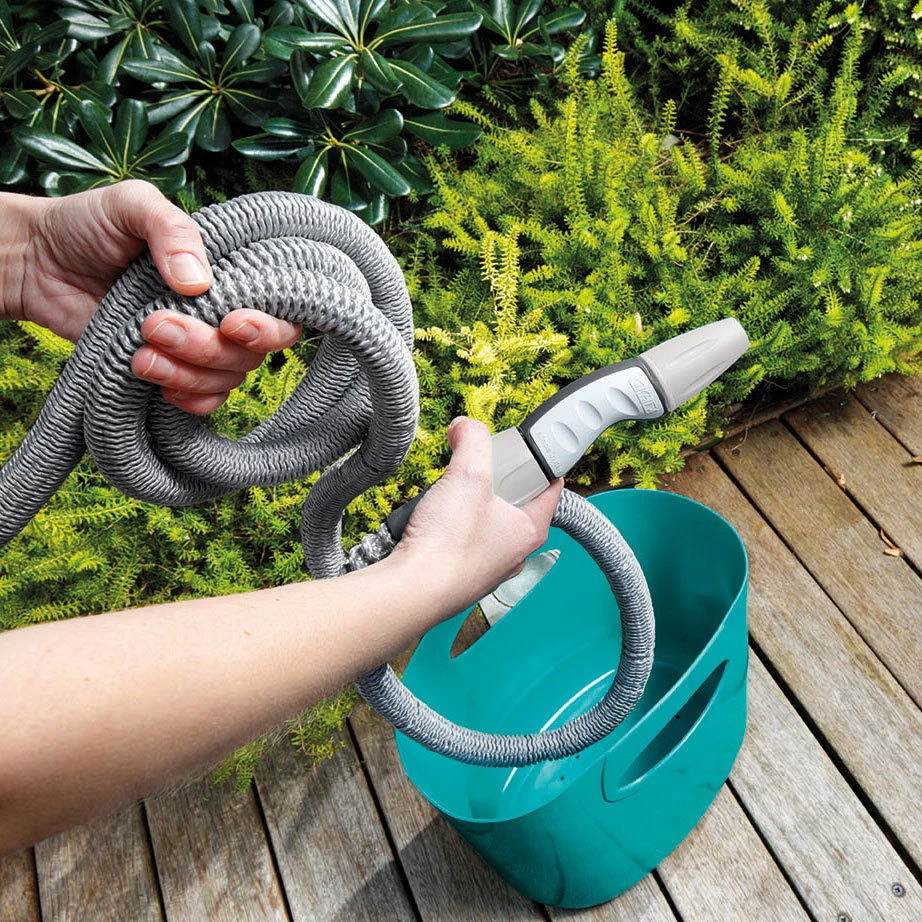 Aquapop Mit Selbstaufdehnbarem Schlauch, 5-15m, Aquamarin, Kunststoff / Polyester - Image 3