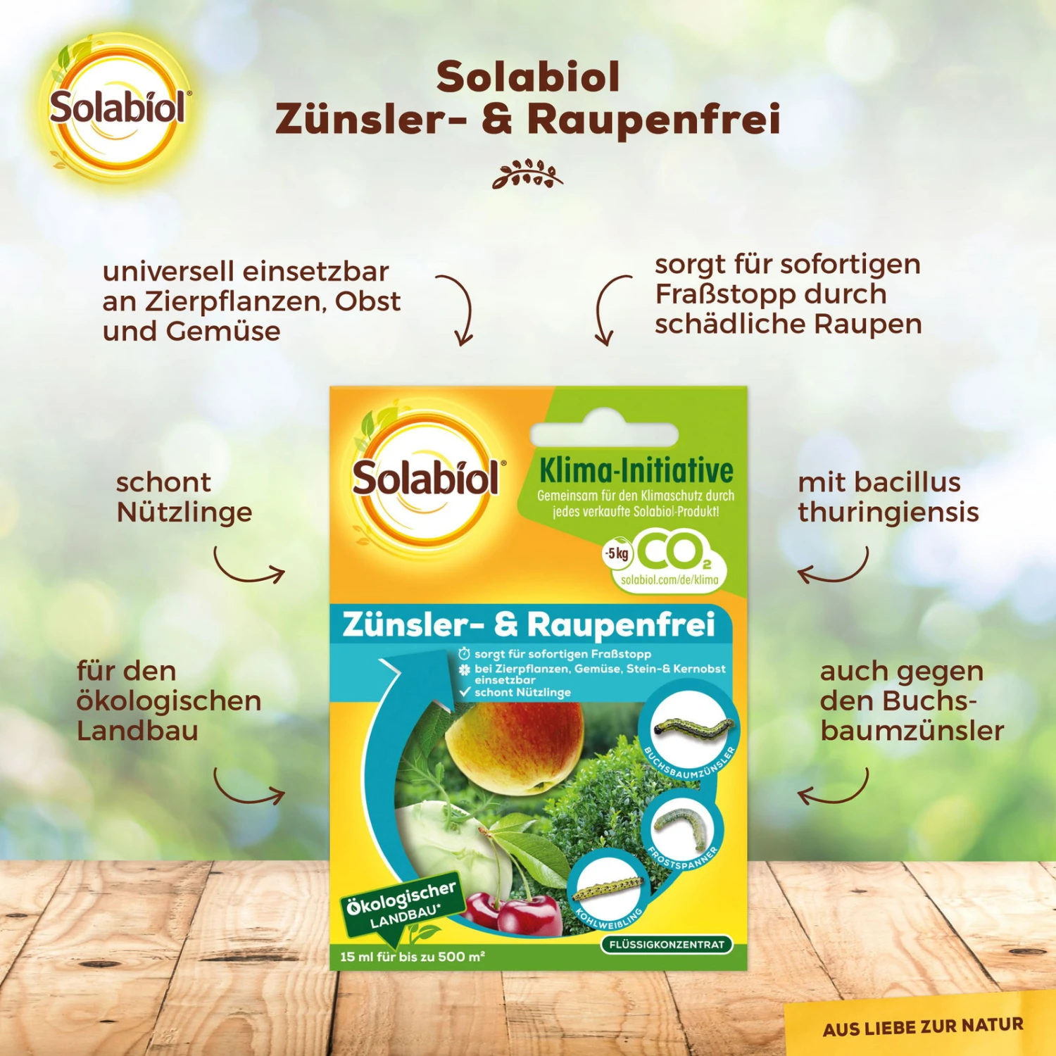 Solabiol Zünsler- & Raupenfrei, 15 Ml - Image 2