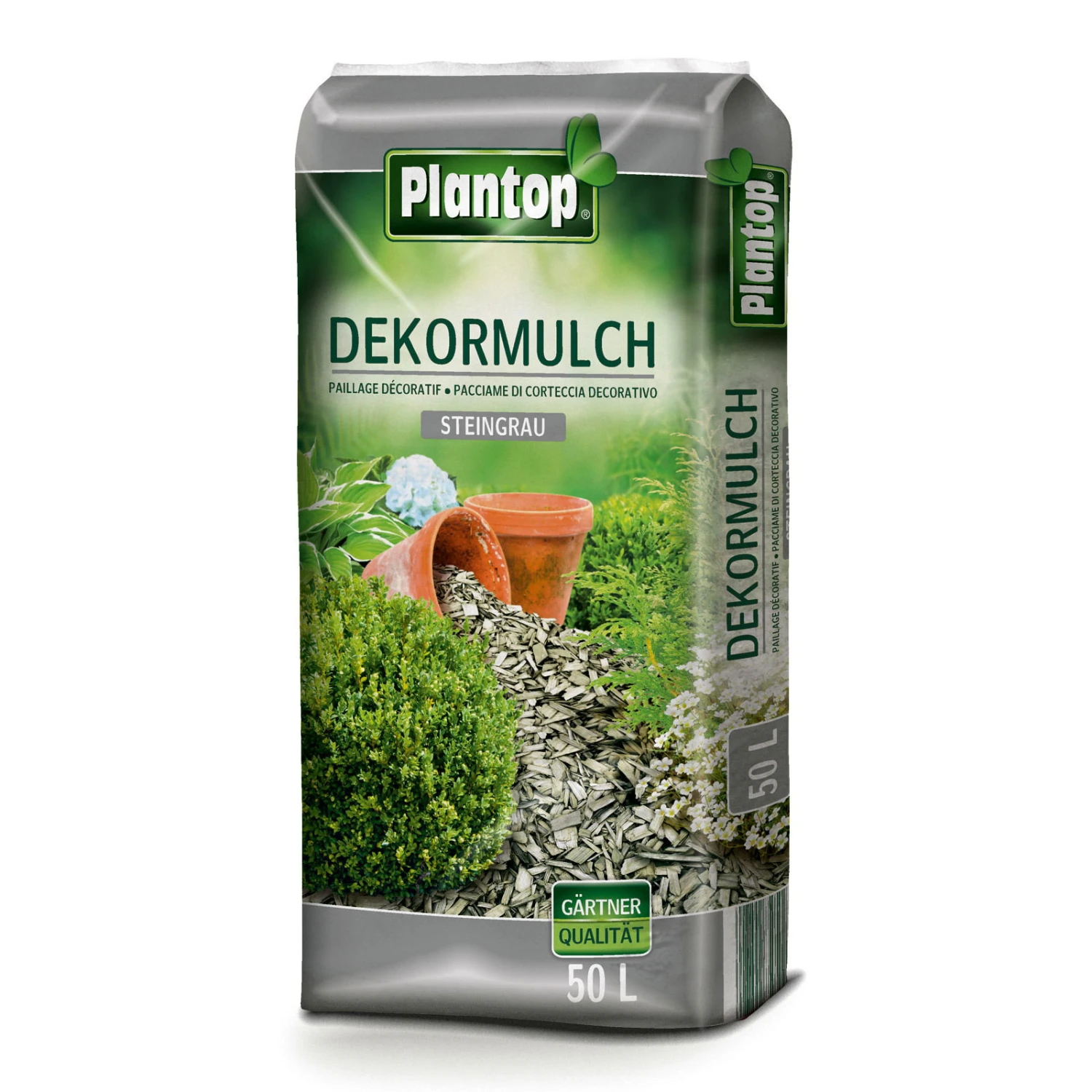 Plantop Dekormulch Steingrau, 1950 L Gesamt, 39 Sack á 50 L, Palettenware Ohne Zusätzliche Versandkosten - Image 2