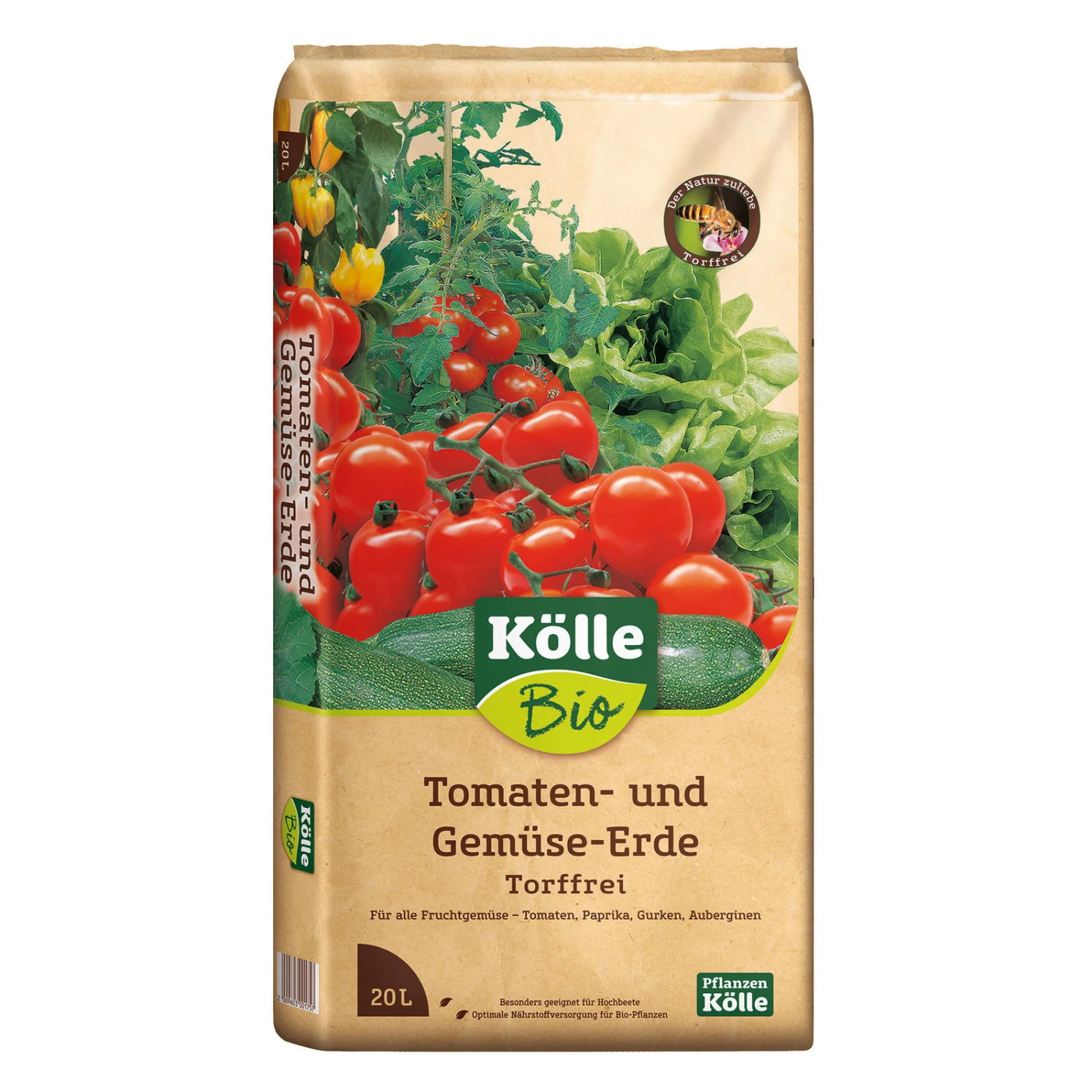 Tomaten- Und Gemüseerde Torffrei, 2400l, 120 Sack á 20 L, Palettenware - Image 2