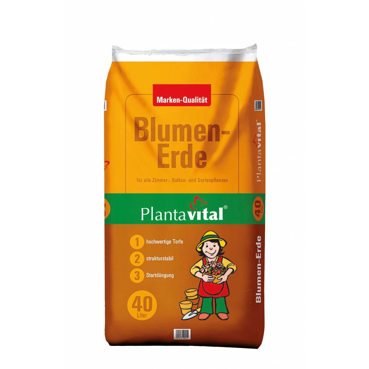 Plantavital Blumenerde, 2400l, 60 Sack á 40l - Image 2