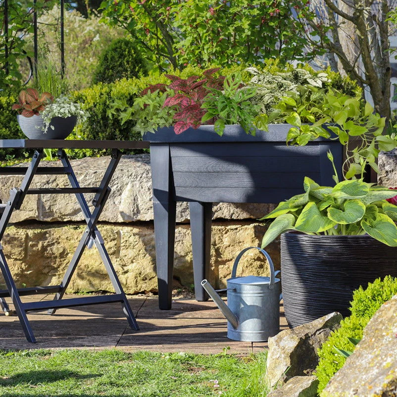 Hochbeet Mit Deckel, Anthrazit, Ca. 100 X 50 X 107 Cm - Image 3