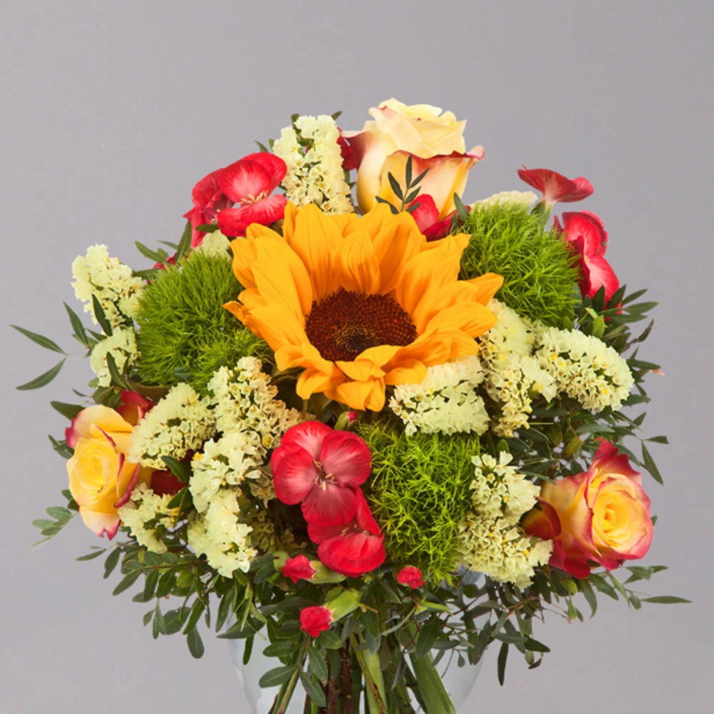 Blumenstrauß 'Sonnige Grüße' Inkl. Gratis Grußkarte
