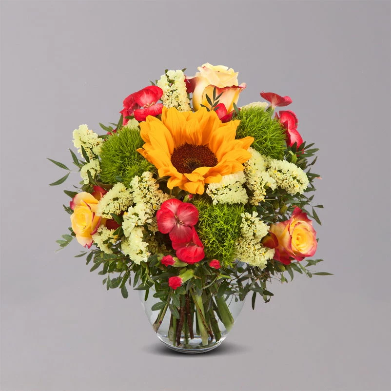 Blumenstrauß 'Sonnige Grüße' Inkl. Gratis Grußkarte - Image 2