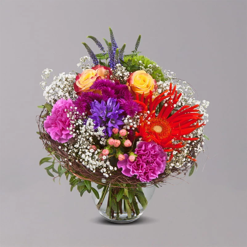 Blumenstrauß 'Happy Birthday!' Inkl. Gratis Grußkarte - Image 2