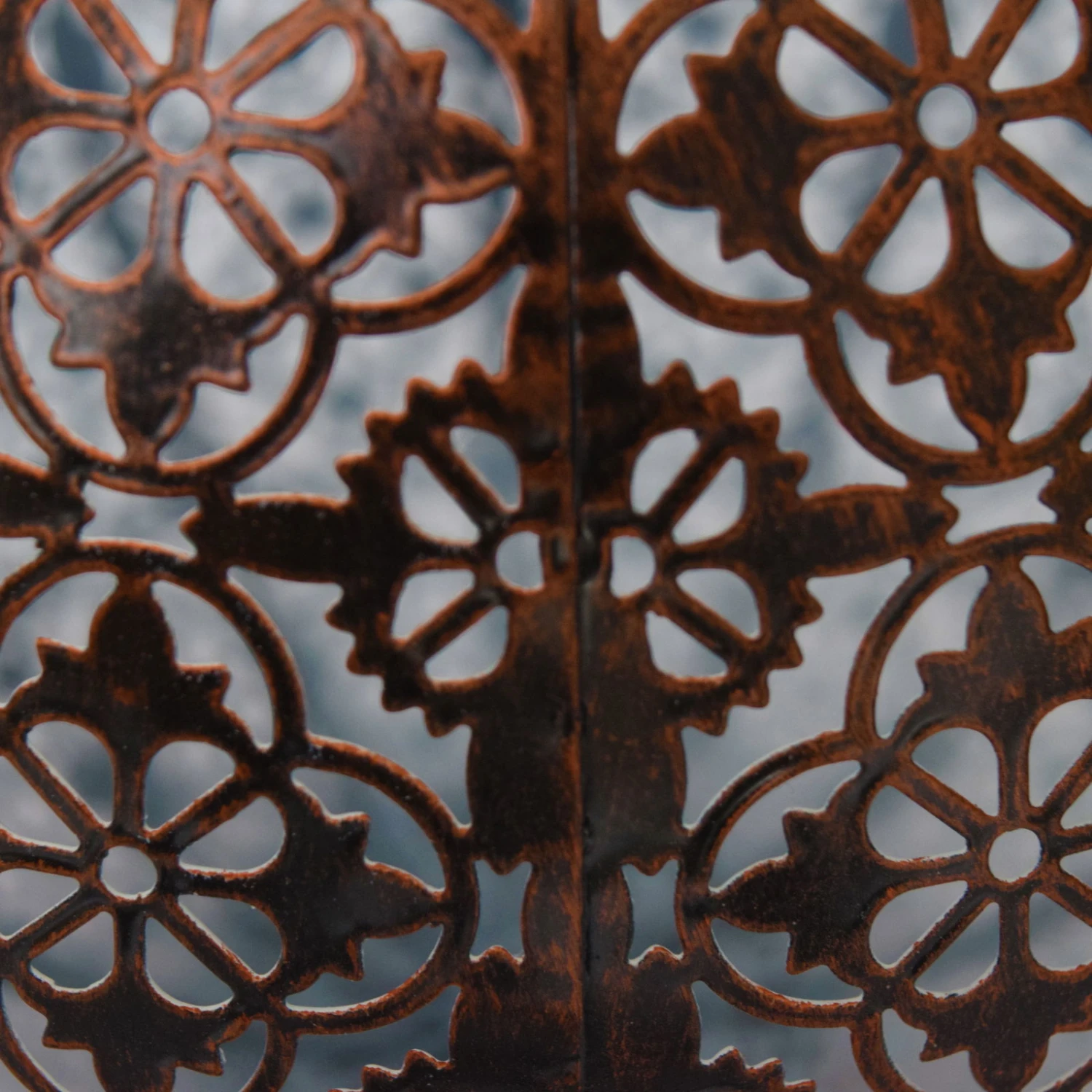 Solarlaterne "Damast", Kupfer, 23 X 22cm - Image 3