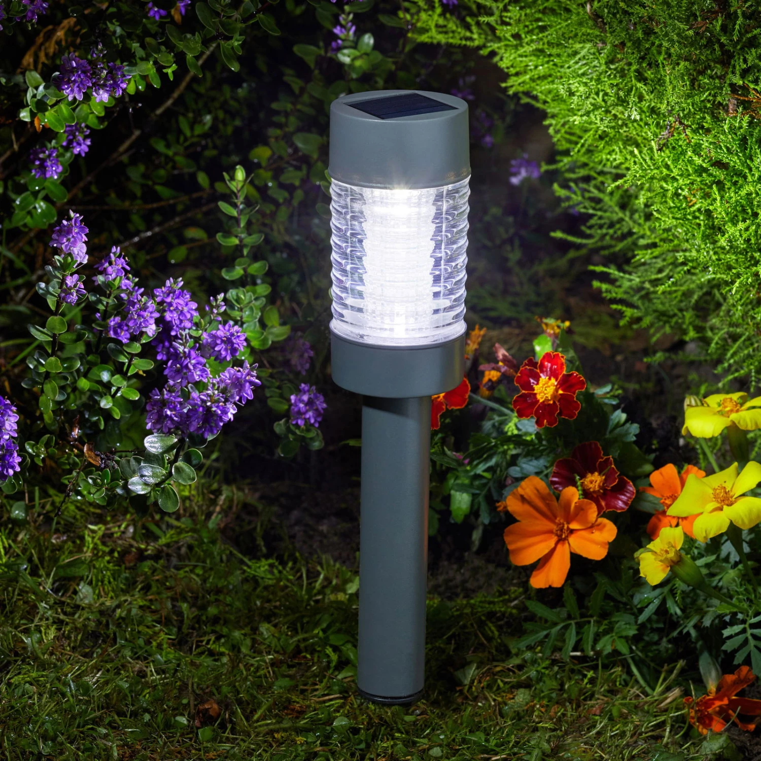 Solar Leuchte 'Martini' 365, Dunkelgrau, Ca. Ø 41 X 6 Cm - Image 2