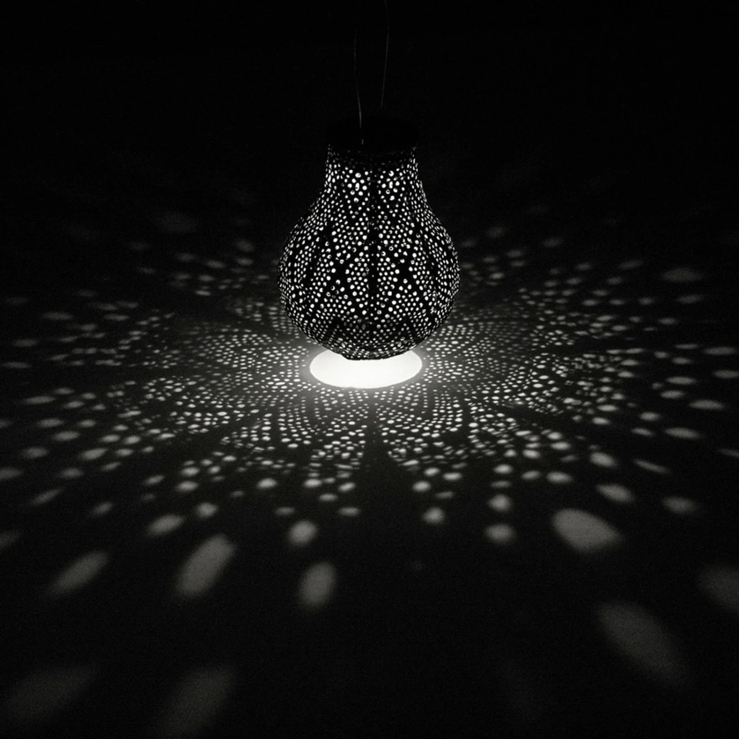 Solarlaterne 'Bulb 16', Petrol, Ø 16 X 20 Cm - Image 3