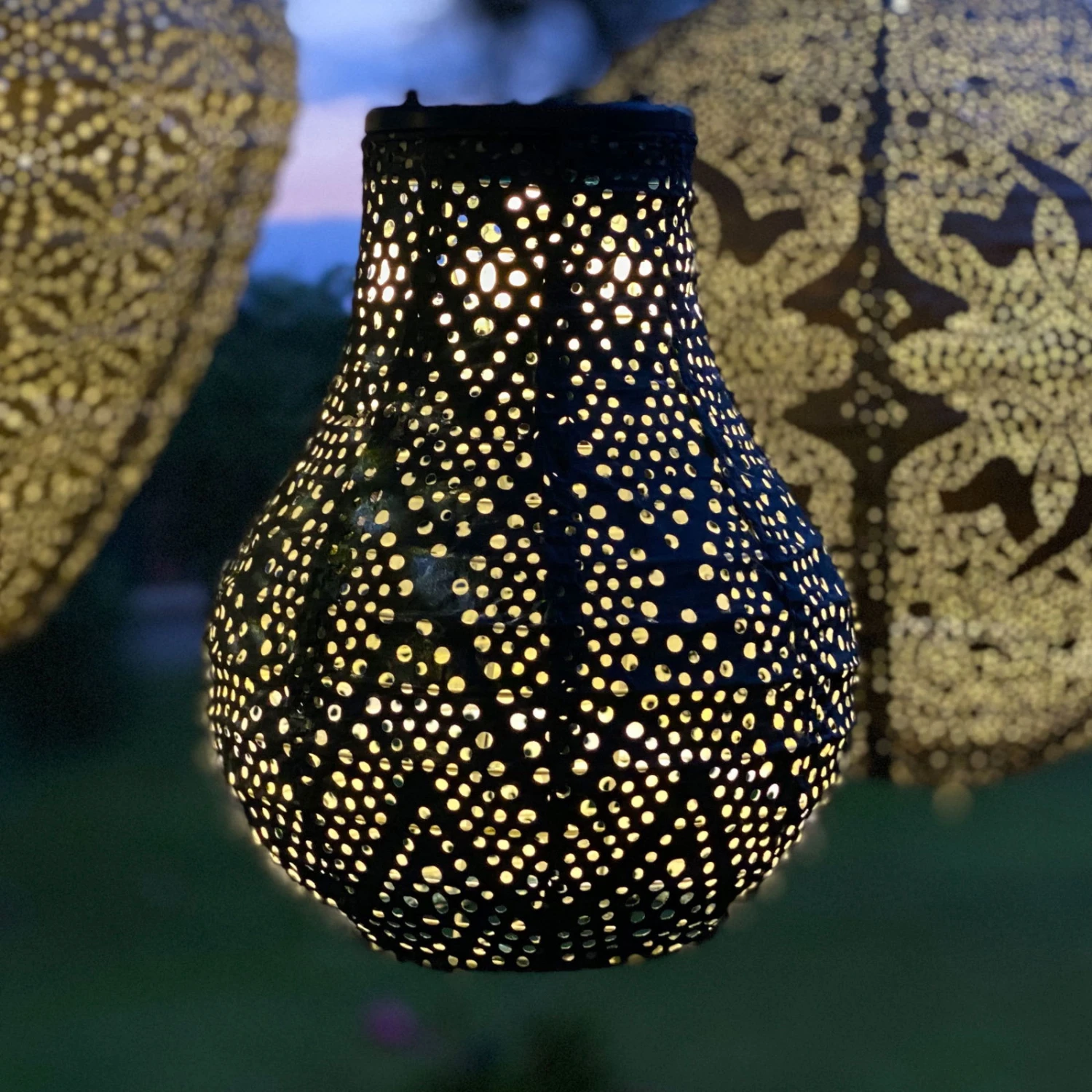 Solarlaterne 'Bulb 16', Petrol, Ø 16 X 20 Cm - Image 2