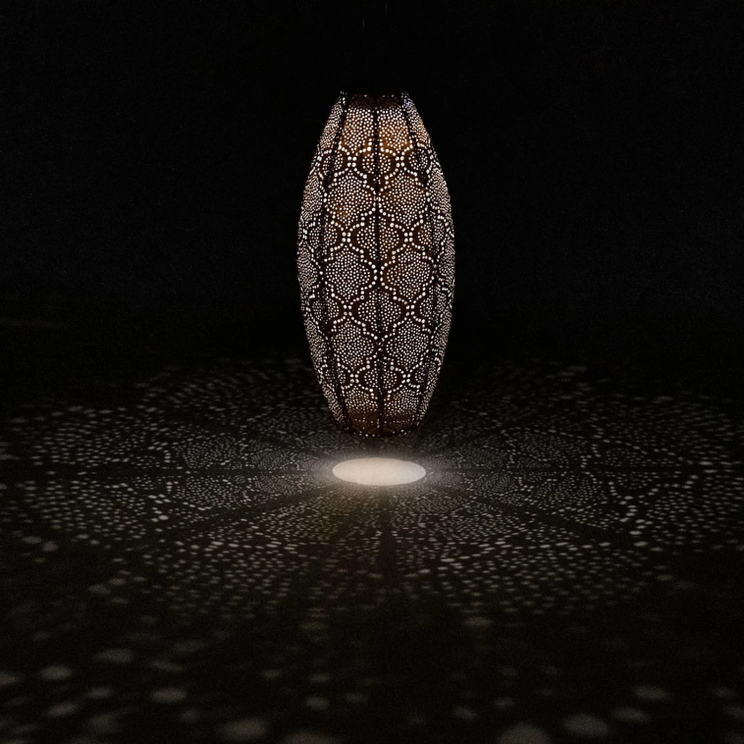 Solarlaterne 'Long Oval 20', Gold, Ø 20 X 45 Cm - Image 2