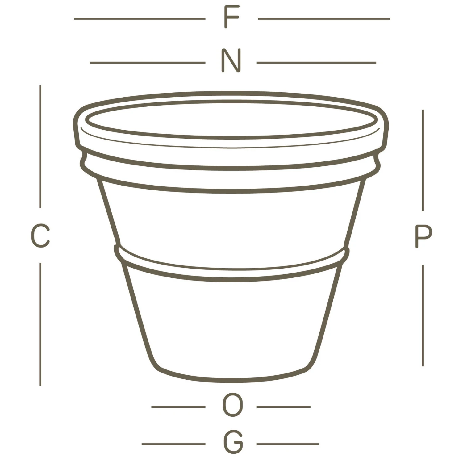 Euro 3 Plast Pflanzkübel Doppio Bordo Terra - Image 2