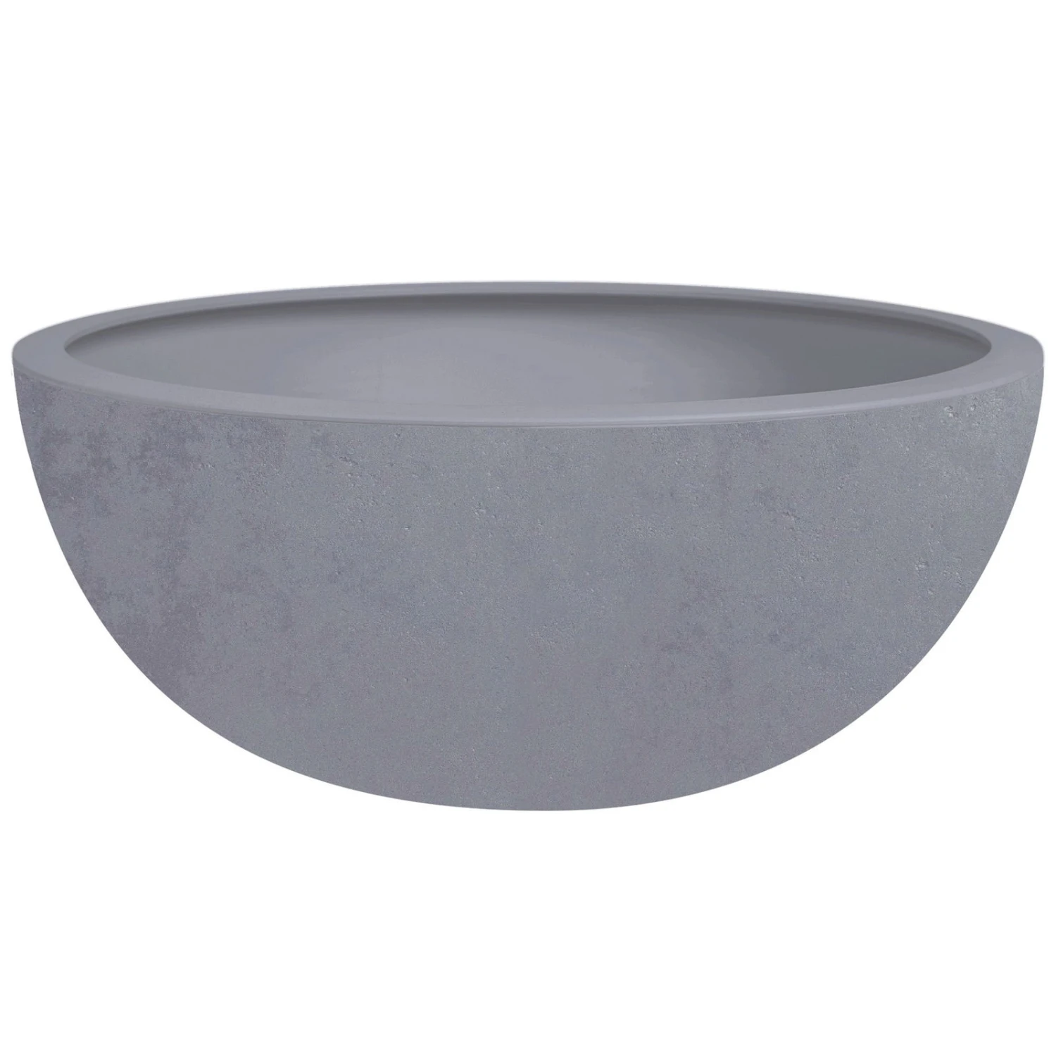 Pflanzschale 'Basalt Up', Betongrau, Ø 40 X H 16,5 Cm