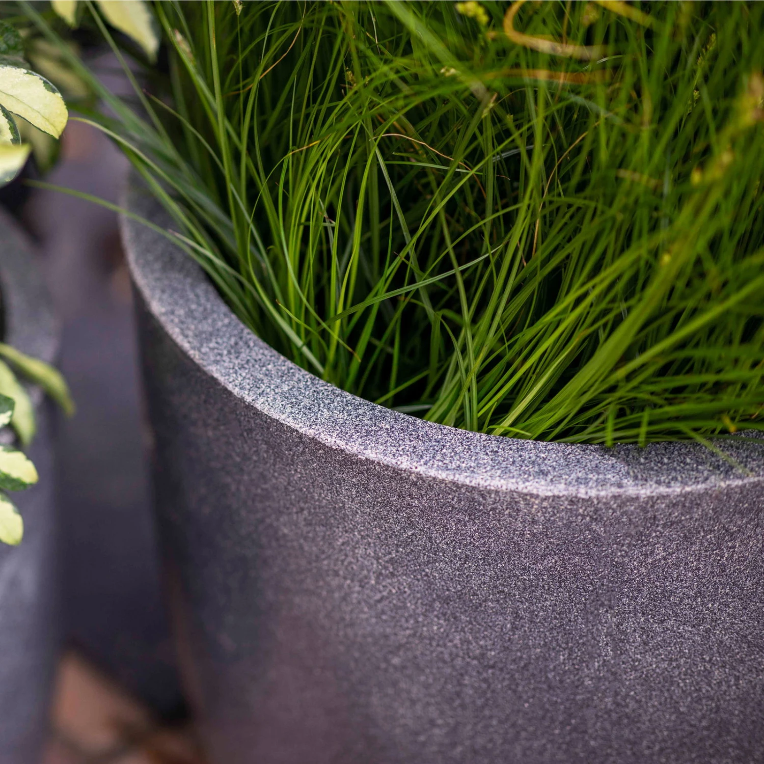 Pflanzgefäß 'Smooth', Grau, Ø 35 X H 34 Cm - Image 2