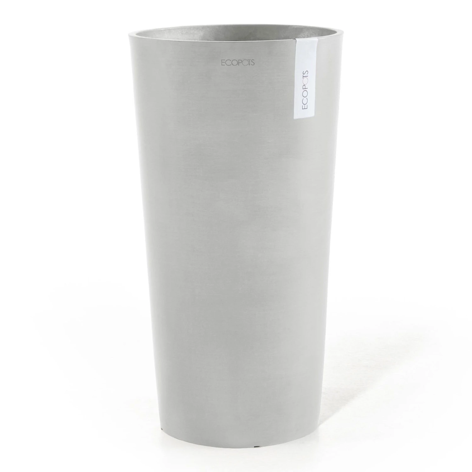Pflanzgefäß 'Amsterdam Midi', Weißgrau