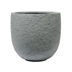 Pflanzgefäß Rock Line Farnham, Granitgrau, Glasfaserverstärkter Kunststoff