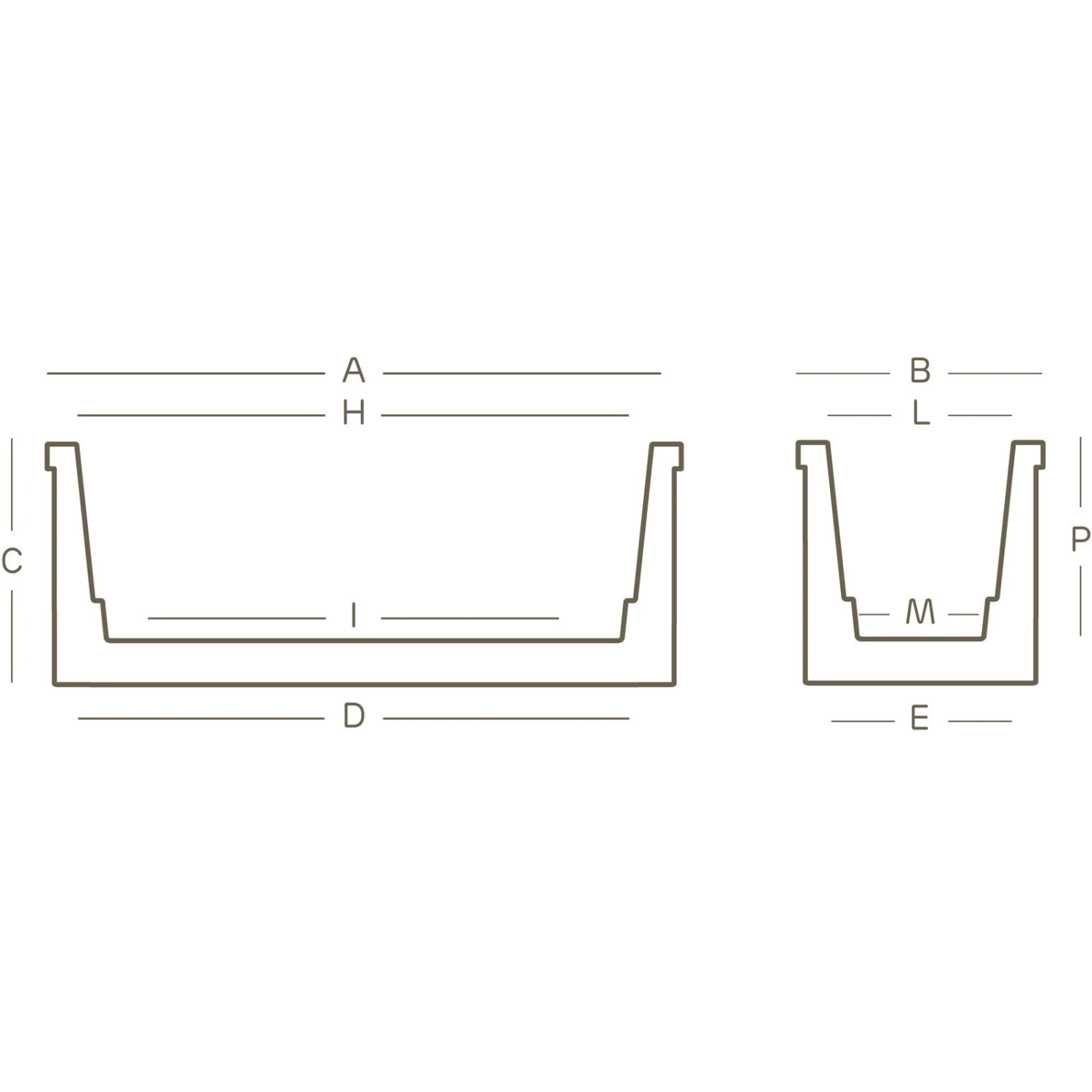Euro 3 Plast Pflanzkübel "Tere" Terra, Ca. 45 Cm, Erdvol. 51 L - Image 2