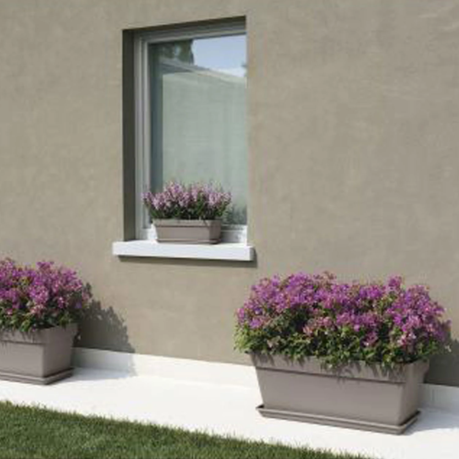 Euro 3 Plast Pflanzkasten "Mitu Pac" In Anthrazit