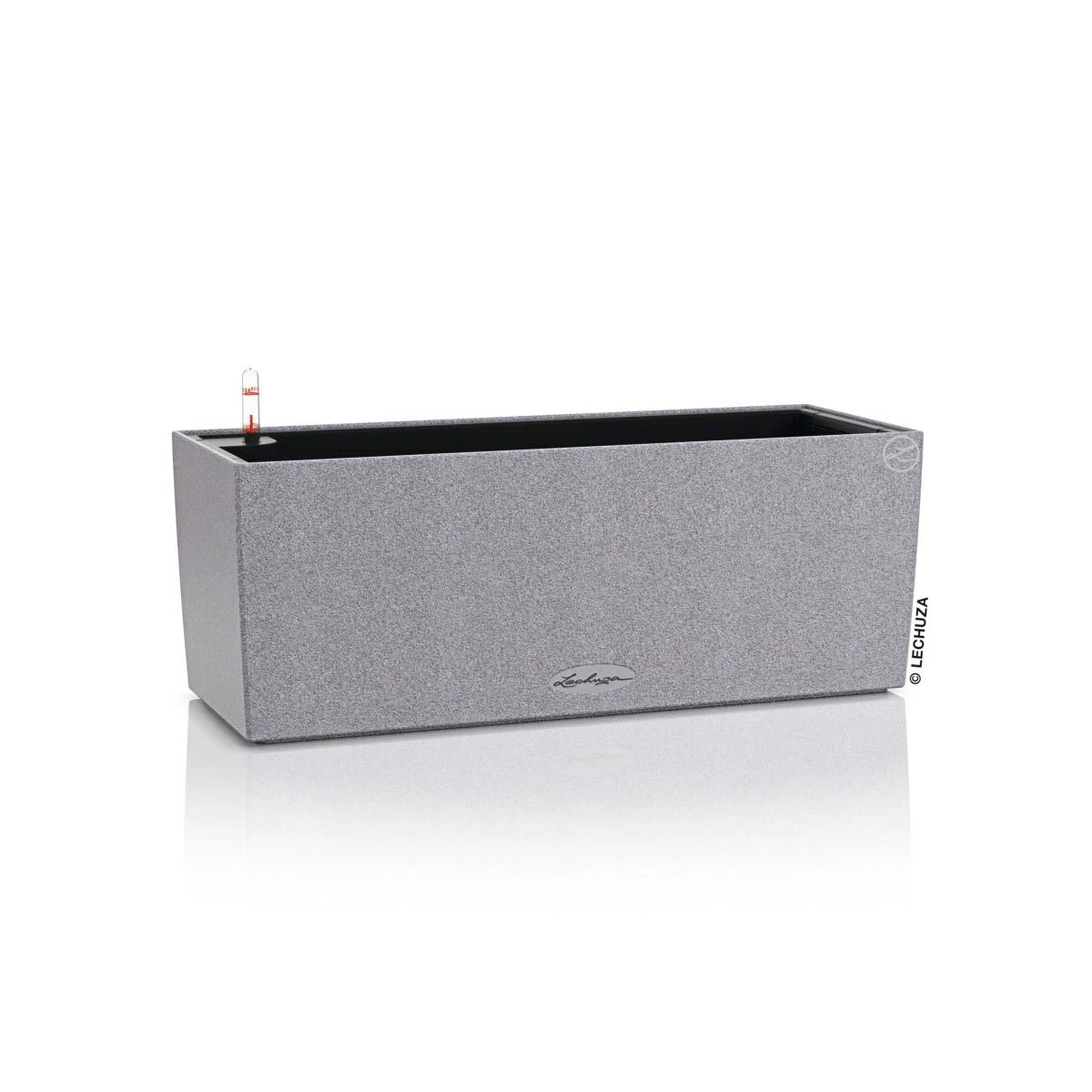 LECHUZA Balconera Stone All-in-One Set'grau, 50 X 19 X 19 Cm
