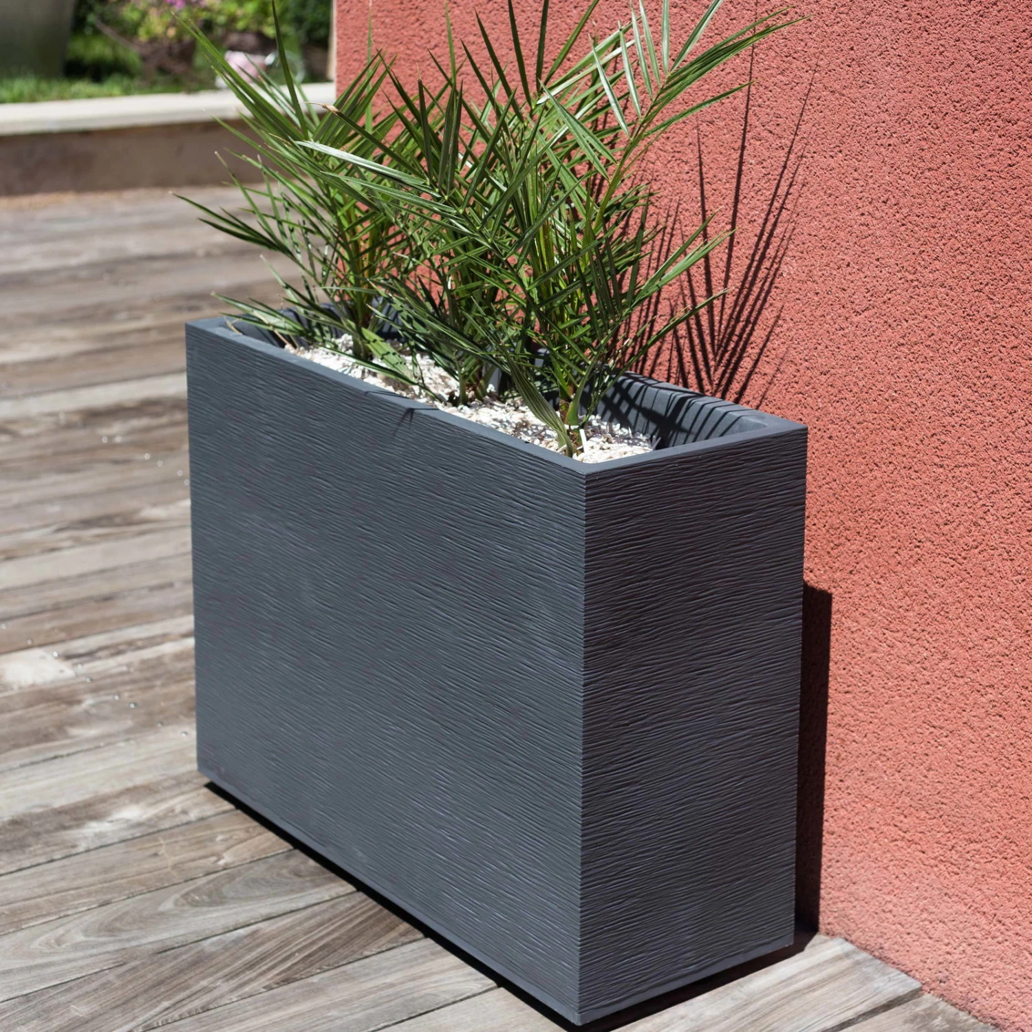 Pflanzkasten Graphit Crunch High, Anthrazit, L 78,5 X B 29,5 X H 60 Cm - Image 2