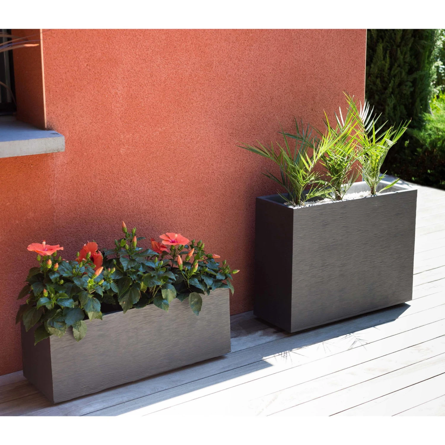Pflanzkasten Graphit Crunch High, Anthrazit, L 78,5 X B 29,5 X H 60 Cm - Image 4