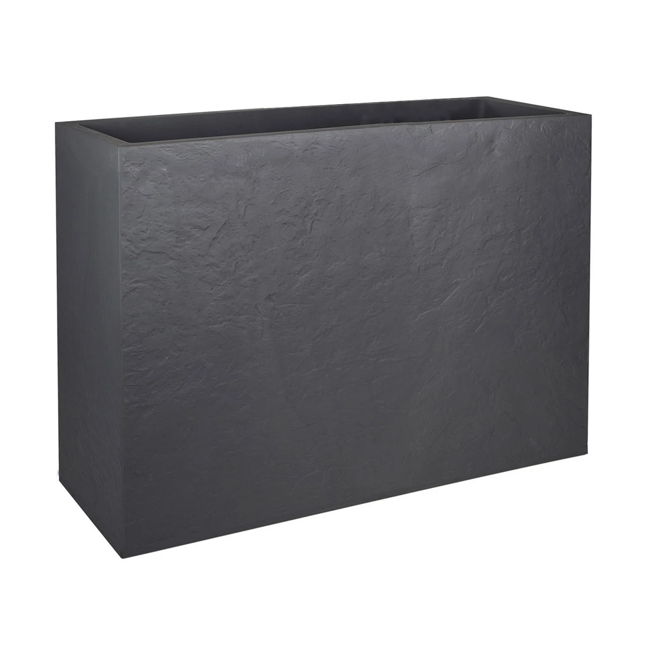 Pflanzkasten 'Volcania Crunch High', Anthrazit, L 78,5 X B 29,5 X H 60 Cm