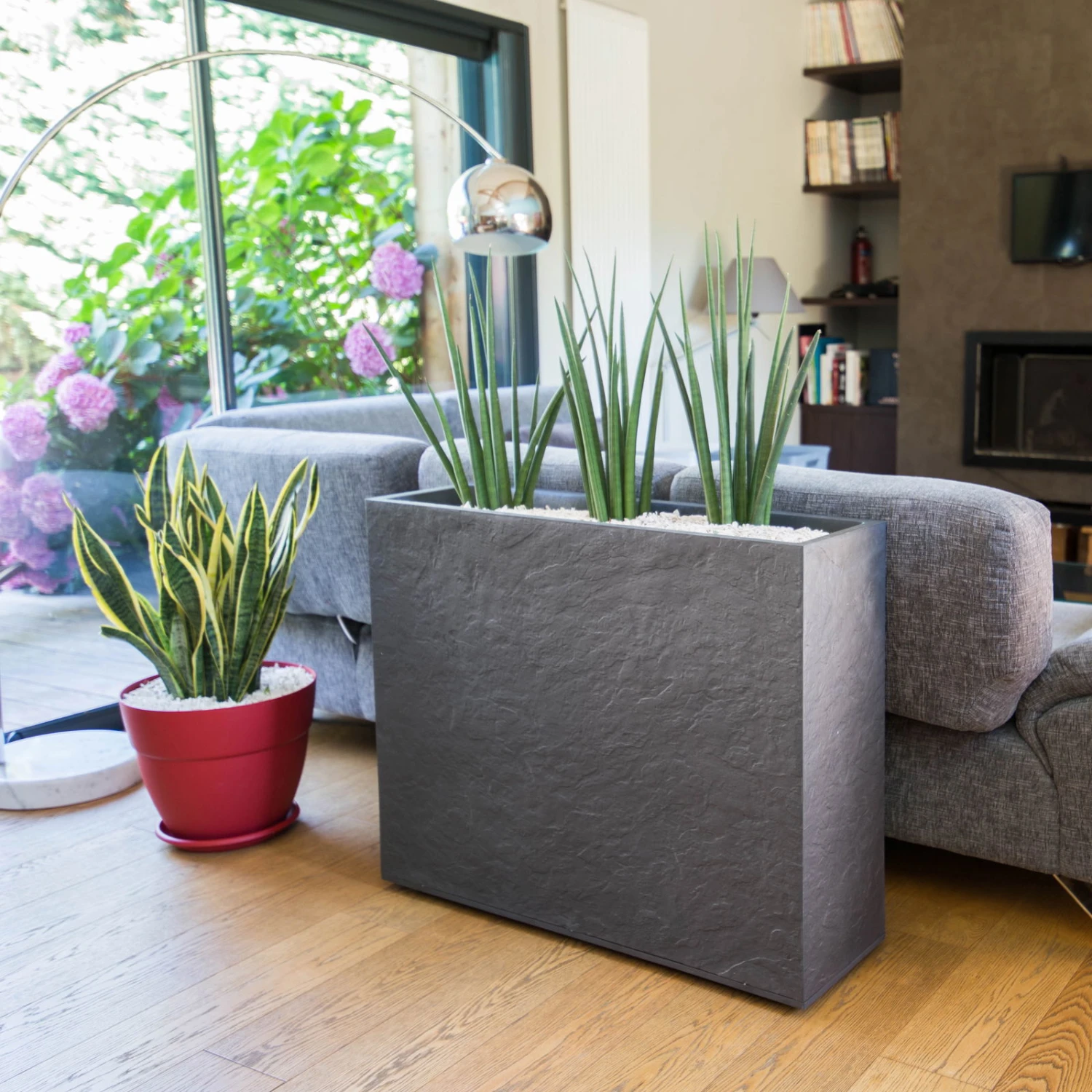 Pflanzkasten 'Volcania Crunch High', Anthrazit, Kunststoff - Image 4