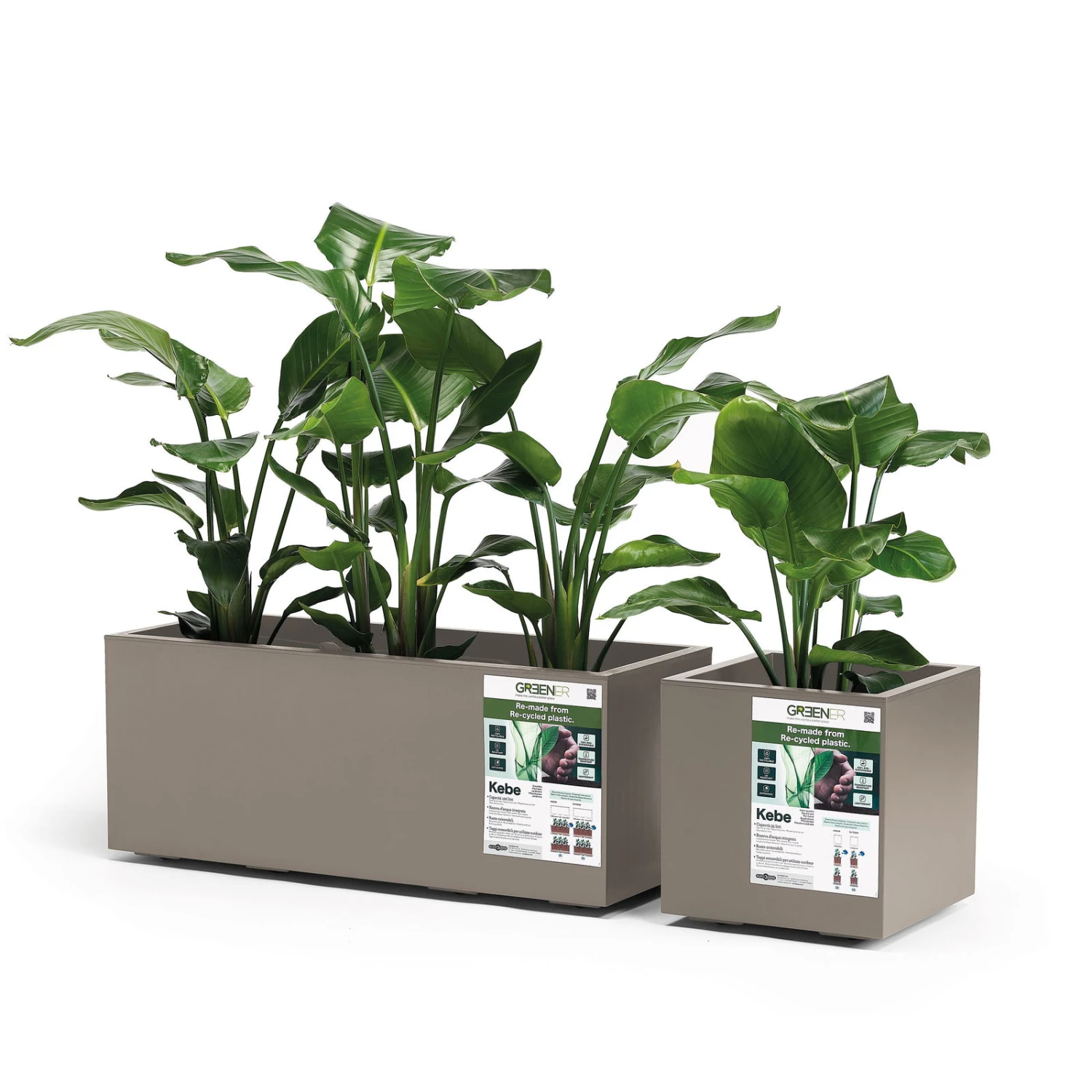 Pflanzkasten 'Kebe', Taupe, 35 Liter, 39,5 X 39,5 X 39,5 Cm - Image 2
