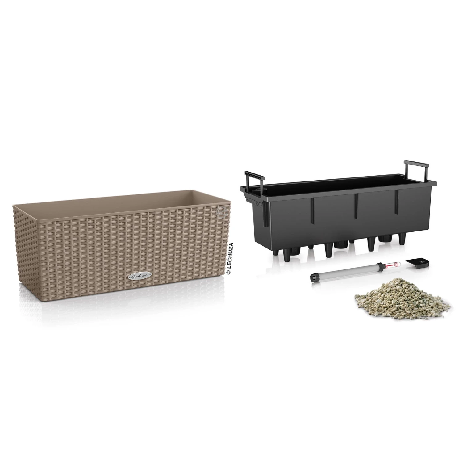 Lechuza 'Balconera Cottage 50', Sandbraun, 50 X 19 X 19 Cm - Image 2