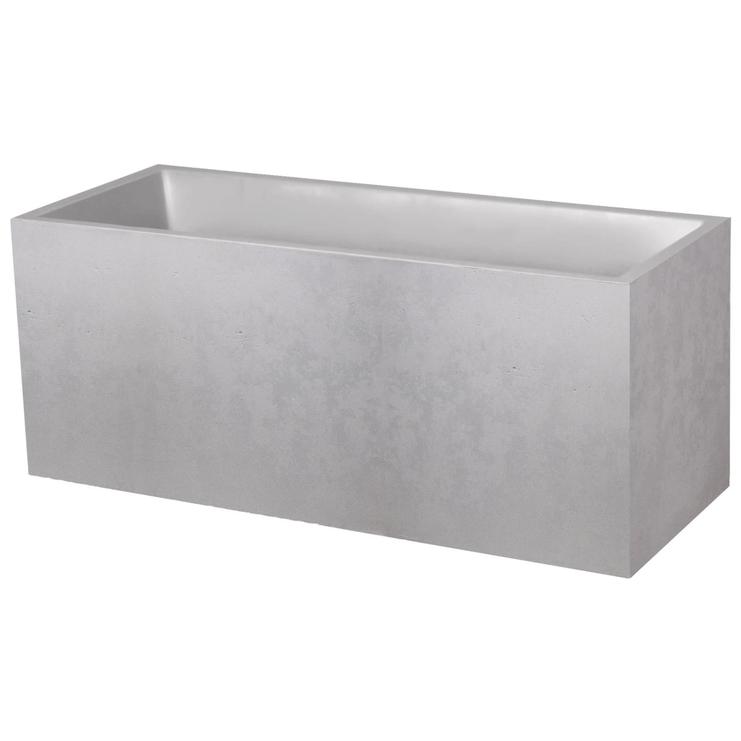 Pflanzkasten 'Basalt Hutch', Betongrau, 99,5 X 39,5 X H 43,5 Cm