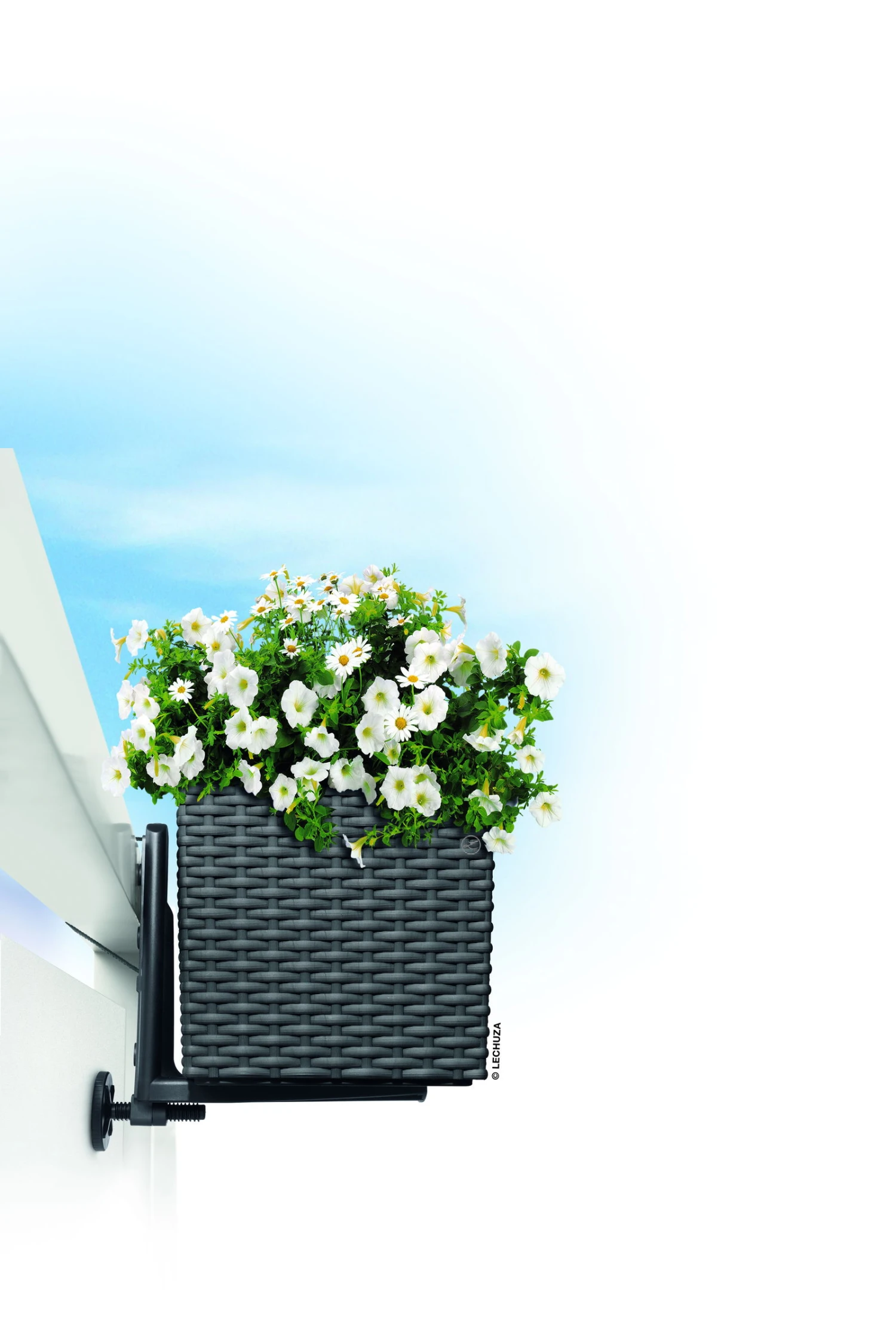 Lechuza Balkonkastenhalter Für Balconera Cottage, Schwarz, 2er-Set - Image 2