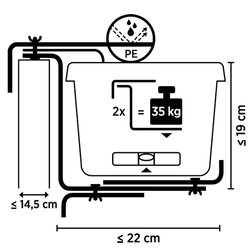 Blumenkastenhalter Aus Bandeisen, Grau - Image 2