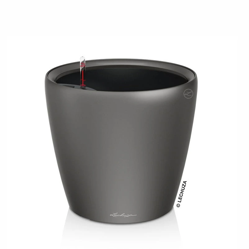 LECHUZA Classico Premium 43 LS, Anthrazit-metallic, Ø 43 Cm, H:40 Cm - Image 2