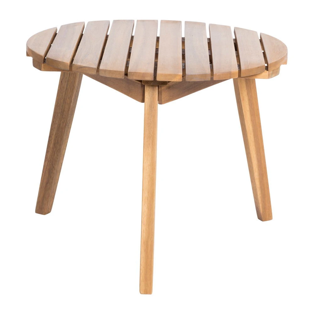 Hocker/Beistelltisch FSC®-Akazienholz Rund Ø Ca. 50 Cm, Höhe 40 Cm - Image 2