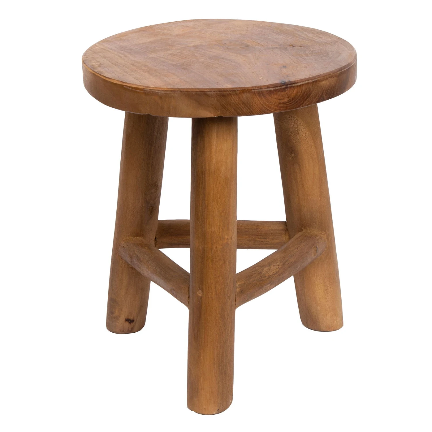 Wurzelholz-Hocker, Light Wax, Ø Ca. 25 Cm X H 30 Cm - Image 2