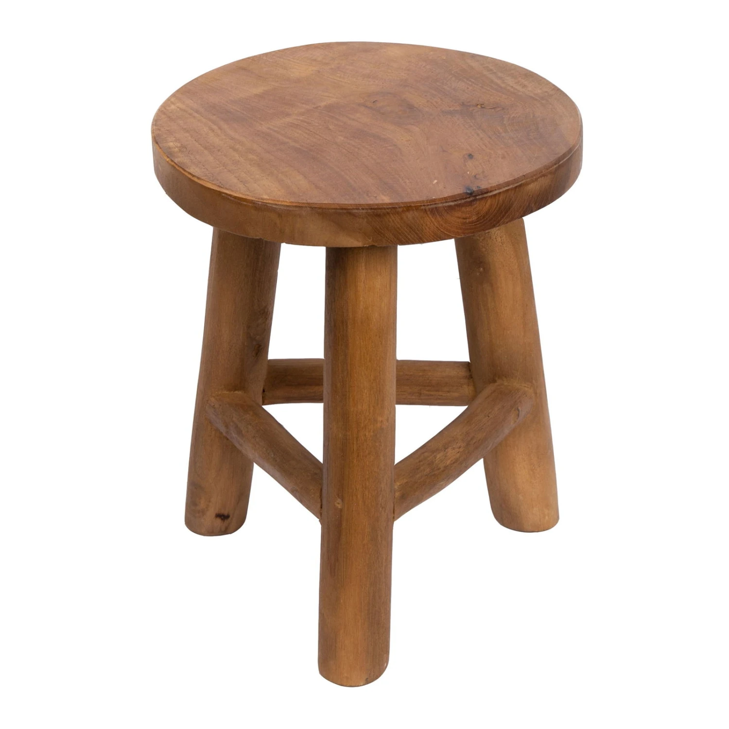 Wurzelholz-Hocker, Light Wax, Ø Ca. 25 Cm X H 30 Cm - Image 3