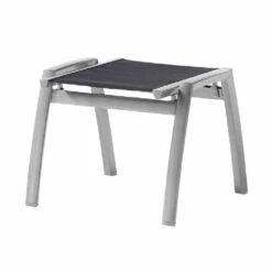 Sieger Exklusiv Hocker Trento Graphit, Bezug Grau