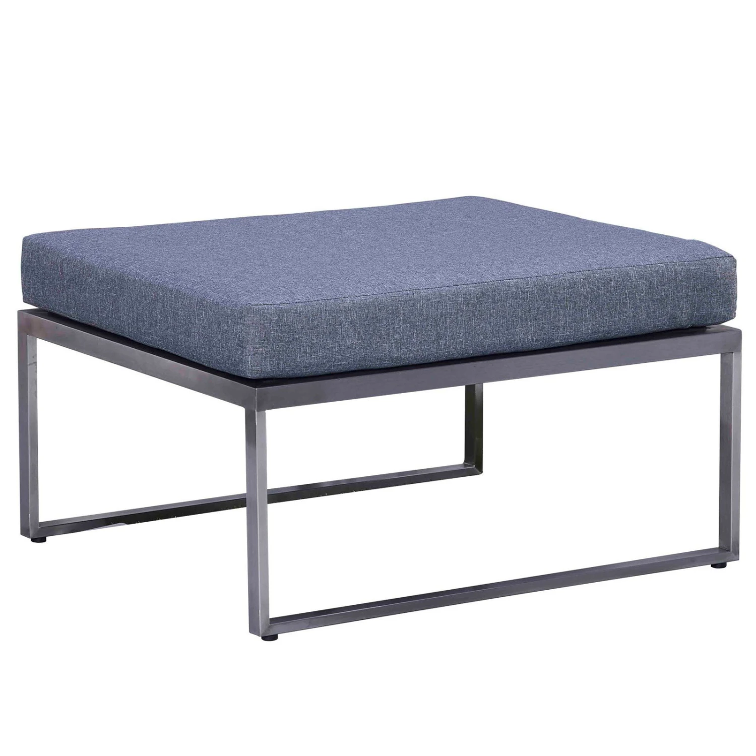 Ottomane Gartenhocker 'Boho' Inkl. Auflage, 76 X 66 X H 43 Cm