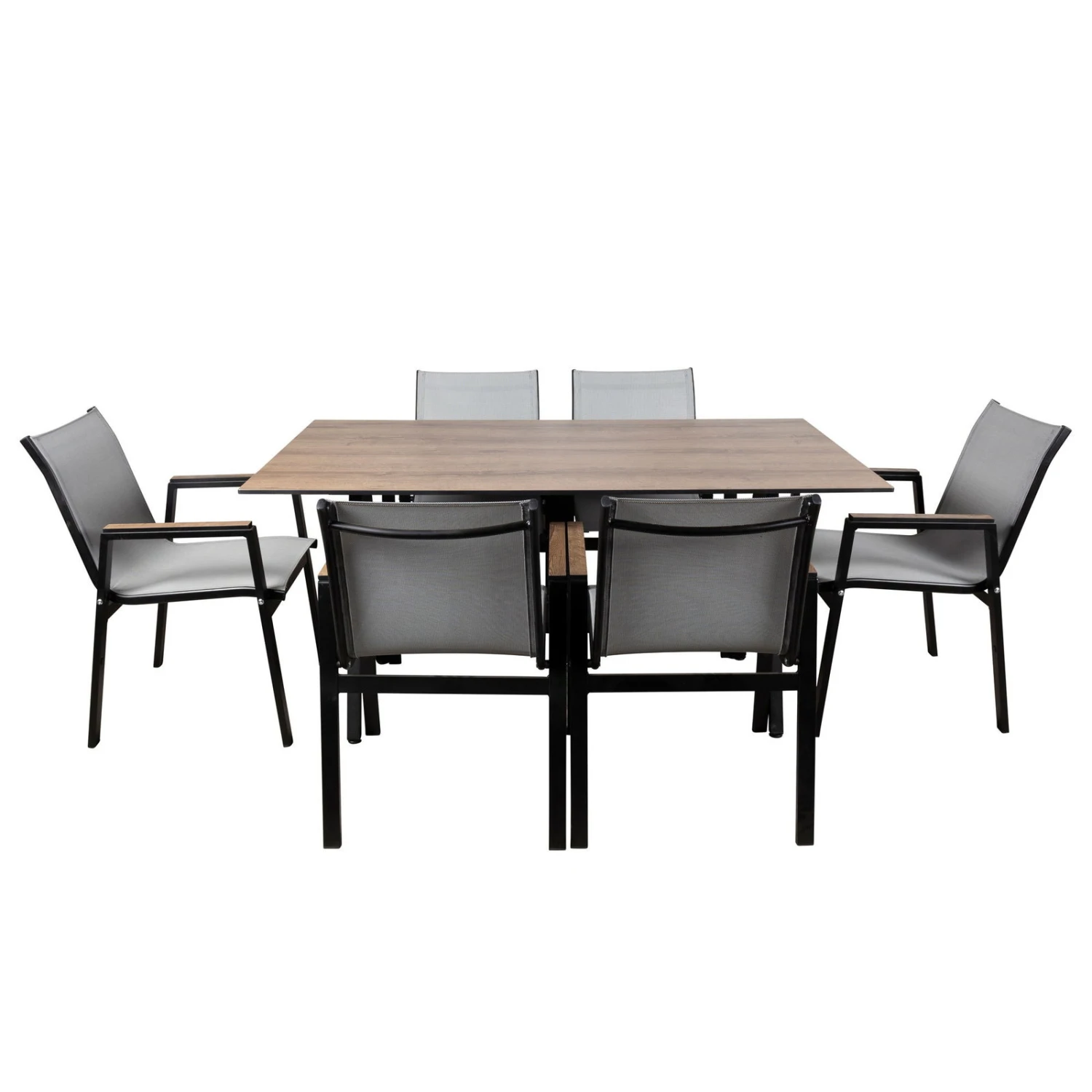 Stapelsessel, Schwarz, Grau, Ca. 86 X 66 X 56 Cm - Image 6