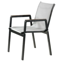 Stapelsessel, Schwarz, Grau, Ca. 86 X 66 X 56 Cm